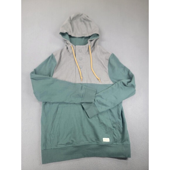 Dravus Hoodie Pullover Mens Small Button Hooded Sweatshirt Skate Casual Skater - Picture 1 of 11
